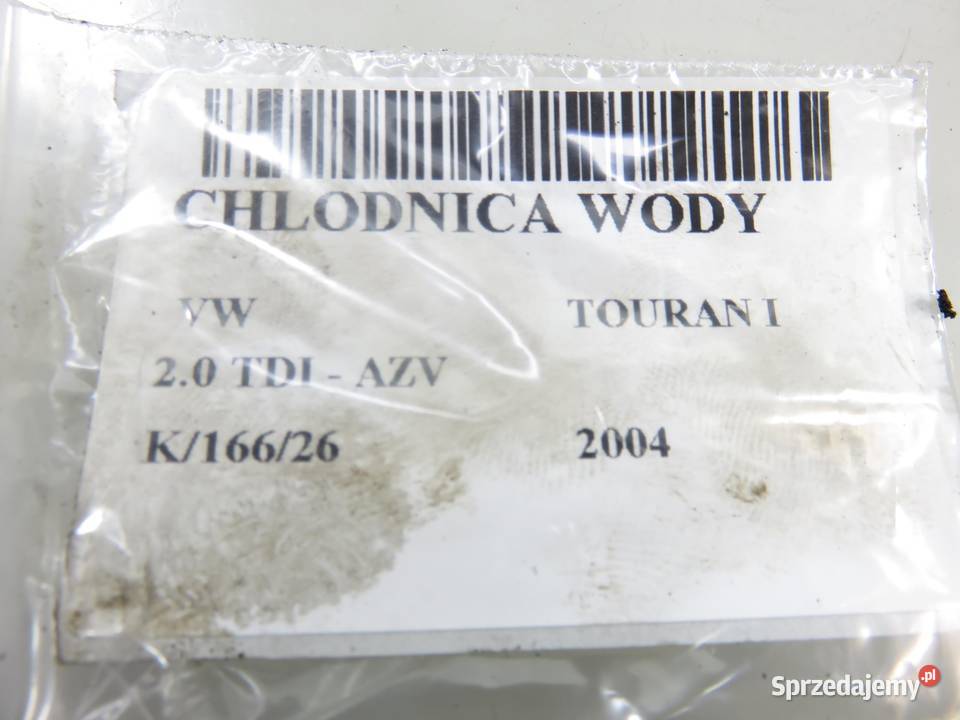 CHŁODNICA WODY VW TOURAN I 20 TDI 53425