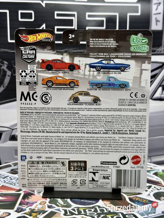 Hot Wheels Cruise Boulevard Toyota Supra BOX 22 Wrocław