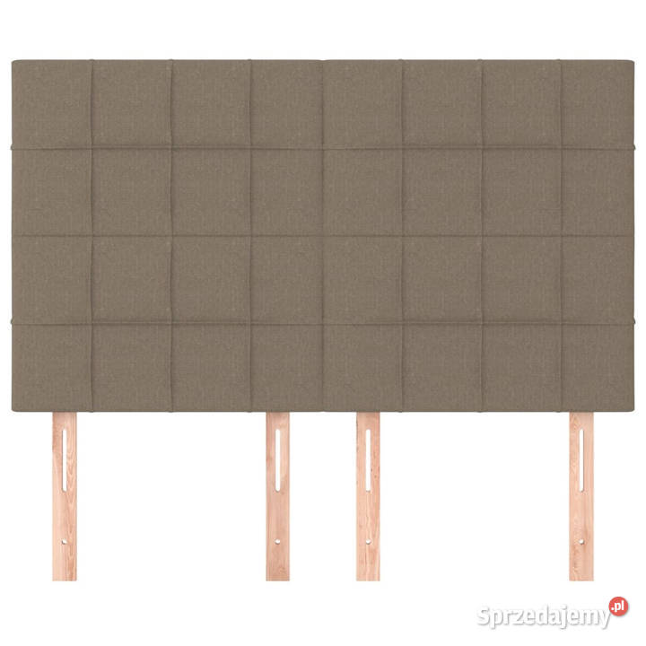 Zagłówki do łóżka 4 taupe 72x5x7888 tkanina mazowieckie Warszawa