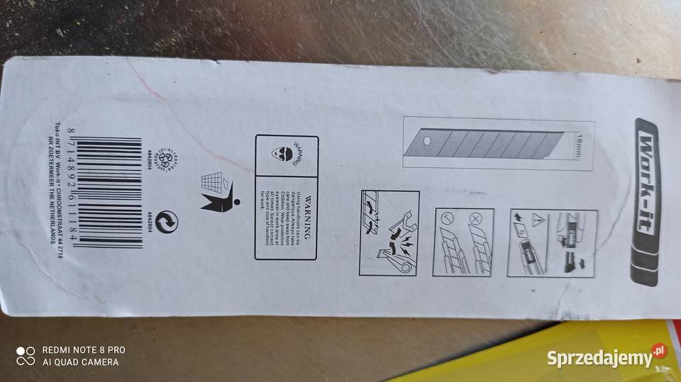 Nóż do tapet lamany sprzedam