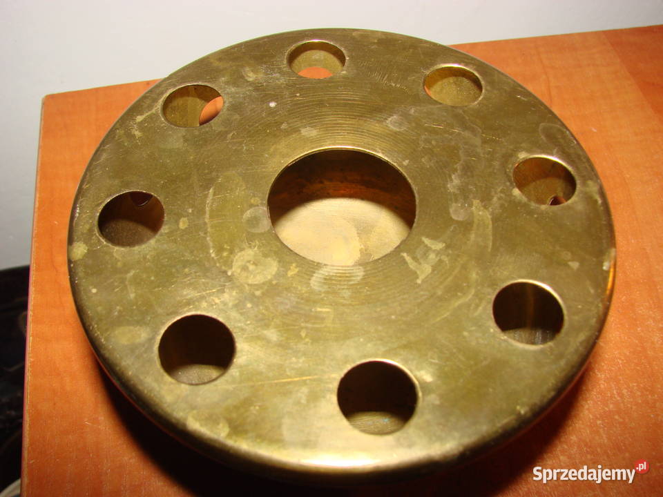 mosiężny podgrzewacz świecznik Pruszcz Gdański