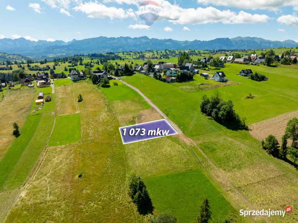 Działka budowlana Leszczyny 1073m2 Sierockie