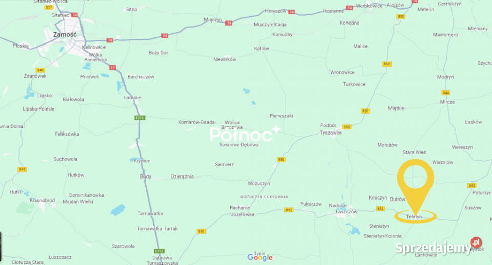 Gospodarstwo rolne dom pole i sad 088 ha Telatyn