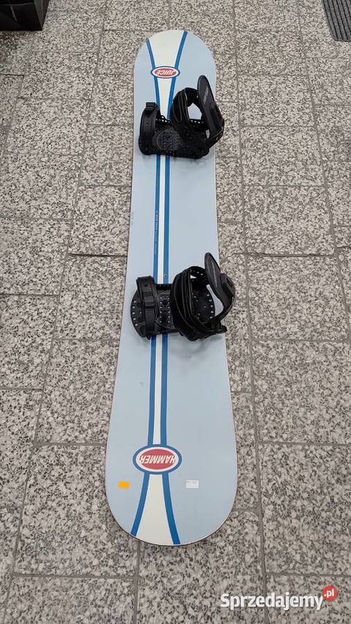 Deska snowboardowa HAMMER 163 wiązania EMERY Dębica