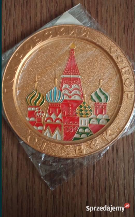 Emaliowana mosiężna plakietka Pozostałe kujawsko-pomorskie