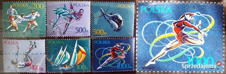 Znaczki polskie 1990 Fi 3110 3115 z błędem B2 Leźnica Wielka-Osiedle