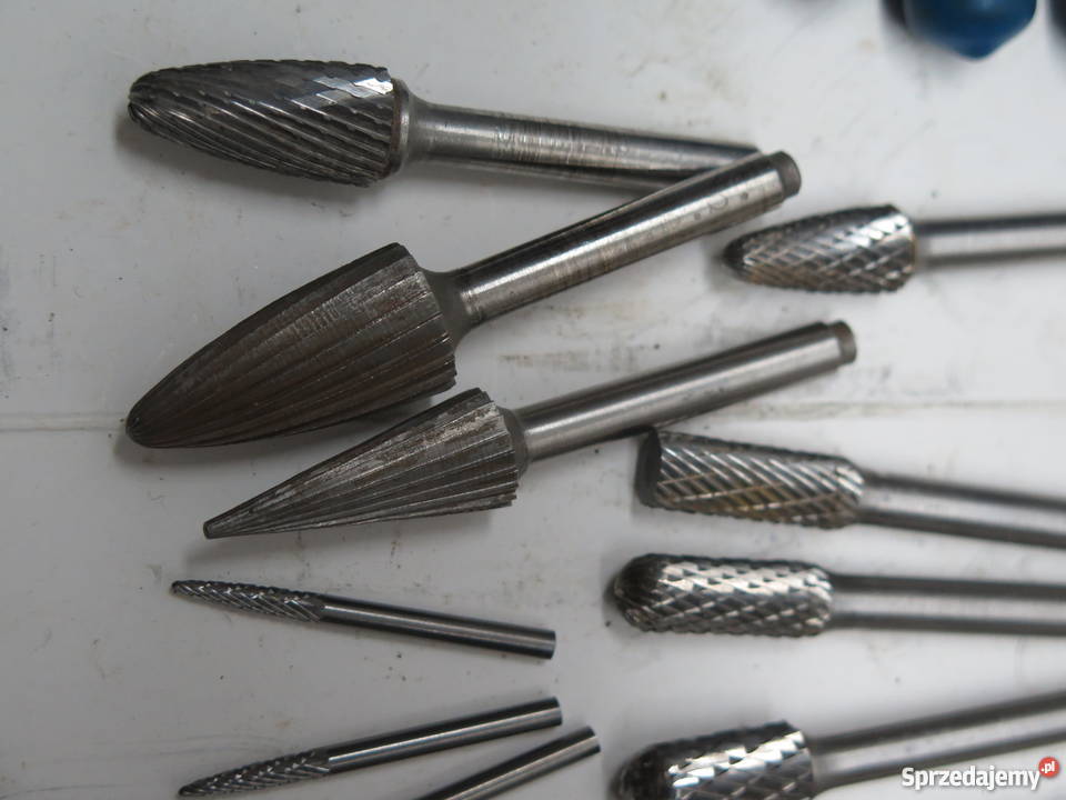 Frezy pilniki obrotowe stożkowe sztuk 19 Warszawa