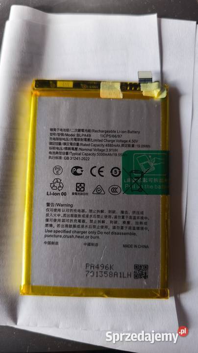 oppo a60 nowa bateria Zalas sprzedam