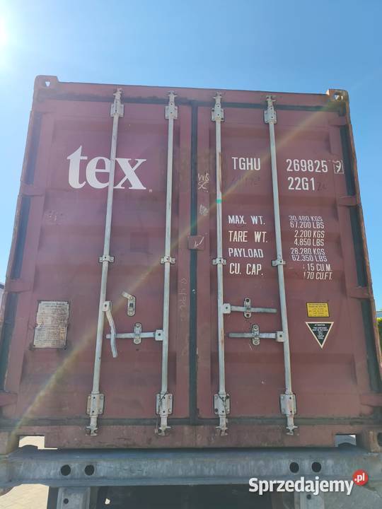 Wyprzedaż używane kontenery morskie magazynowe Gdańsk