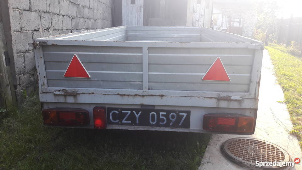 PRZYCZEPKA dwuosiowa SAM zarejestrowana Częstochowa