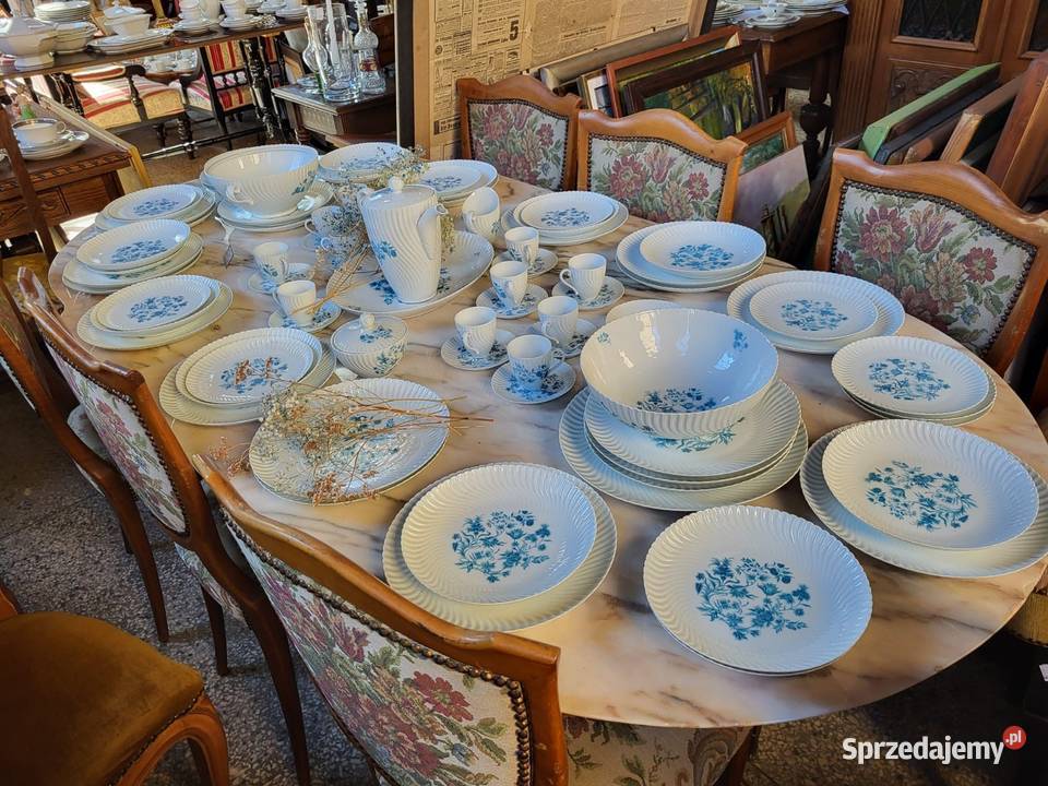 Zestaw obiadowokawowy Giraud Limoges France 12