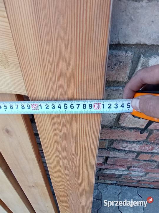 Drewniana brama furtka solidny komplet Lemierzyce