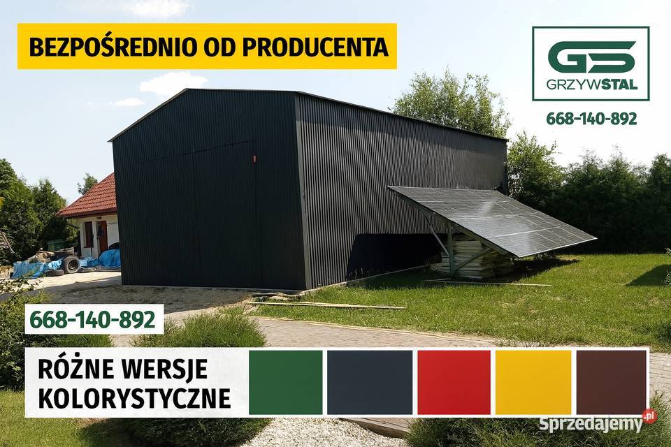 Garaż Blaszany Wiata Blaszana Magazyn ROLNICZY Gdańsk sprzedam