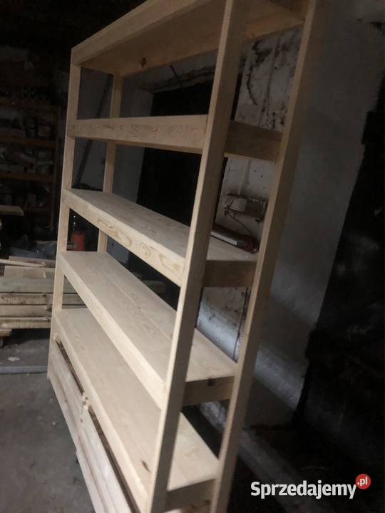 Regał ,półki drewniany wysoki 2mx1m garaż spiżarnia