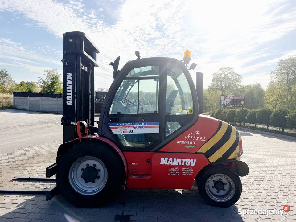 wózek widłowy terenowy MANITOU MSI40T 4000 2018r Działoszyn