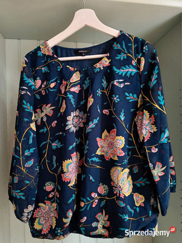 Koszula w kwiaty z gumką na dole Greenpoint r XL Dąbrowica