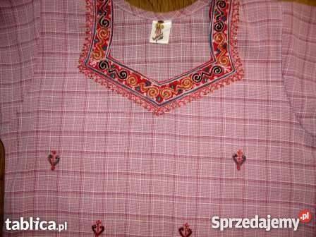 Tunika kolorowa z pakistanu oruginał super Katowice