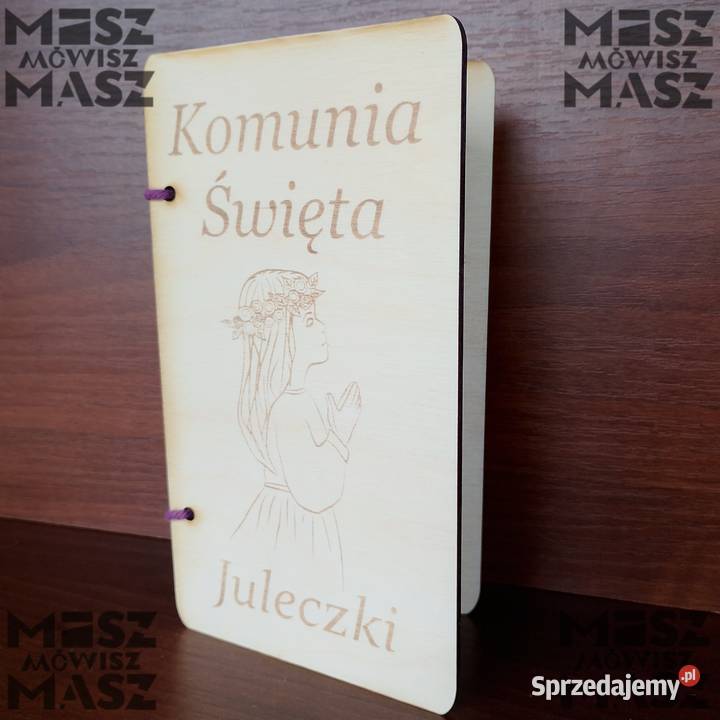 Kartka na pamiątkę Komunii Świętej Racot