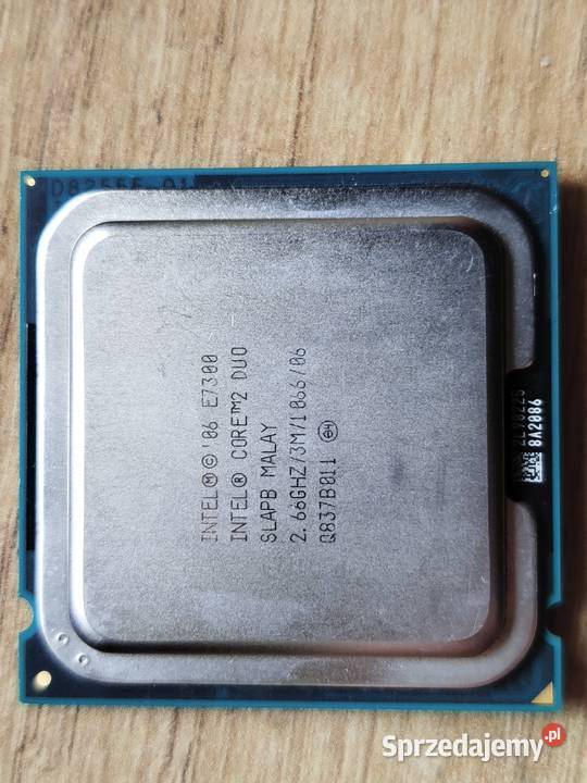 Procesor INTEL Core2Duo E7300 z oryginalnym Oświęcim sprzedam