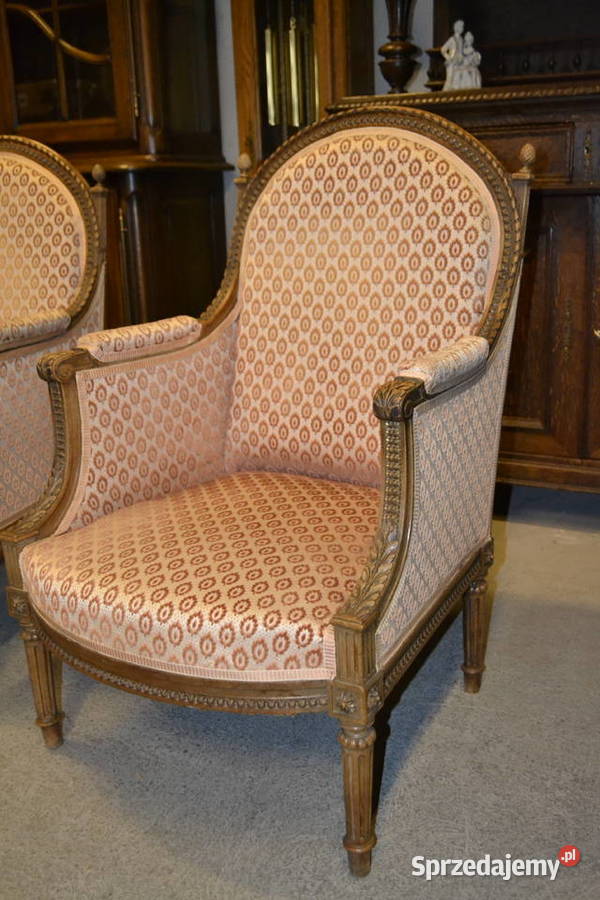 fotele kawowe Berżera orzech Będzin