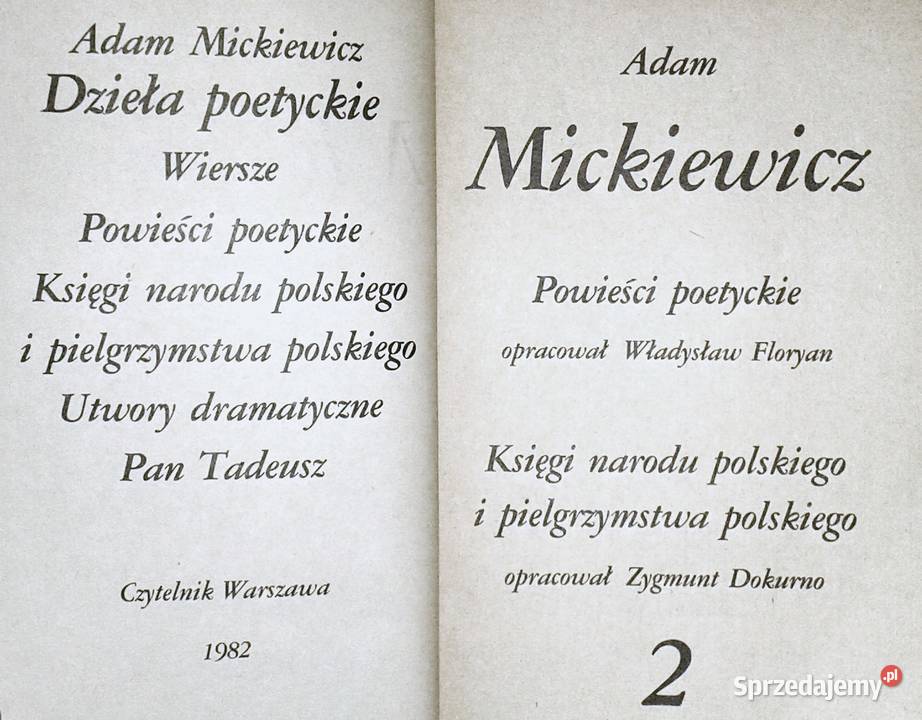 Powieści poetyckie 2 Księgi narodu polskego Adam Chełm