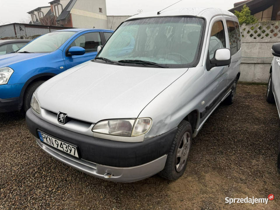 Peugeot Partner klima zarejestrowany I 19962007 srebrny Zbąszyń sprzedam