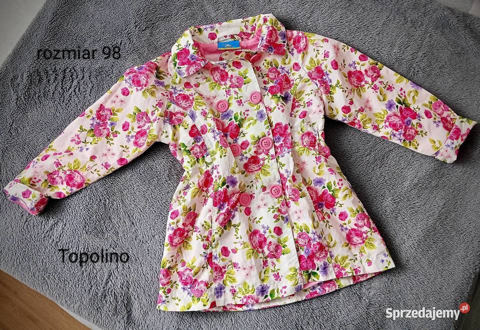 Śliczny płaszczyk wiosenny marki Topolino