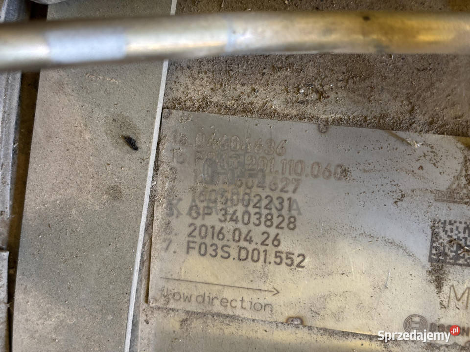 Fendt 824 826 828 filtr cząstek stałych DPF
