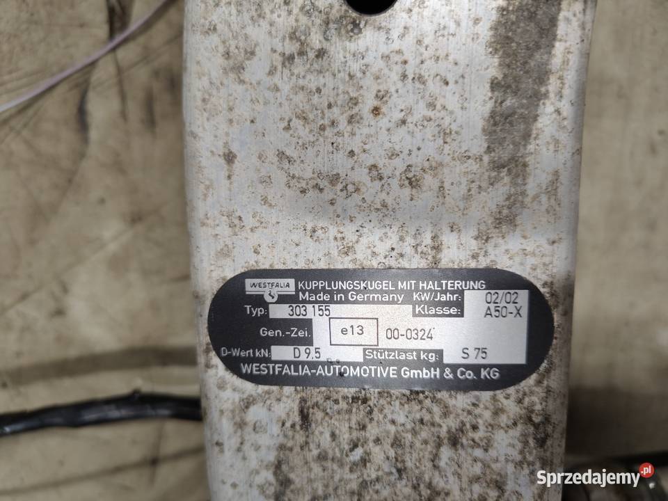 Bmw e46 kombi hak holowniczy Westfalia kompletny łódzkie