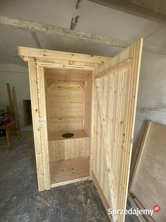 WC XXL drewniane Latryna wychodek