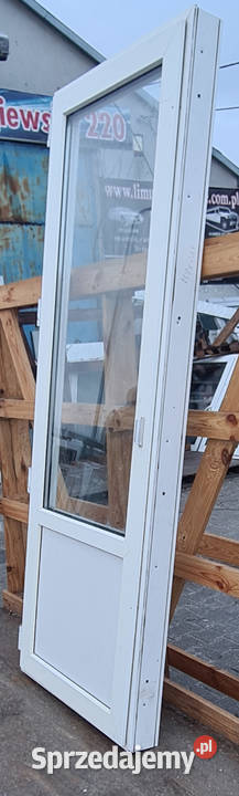 OKNA KacprzaK Okno Balkonowe 78X219 Używane PCV sprzedam