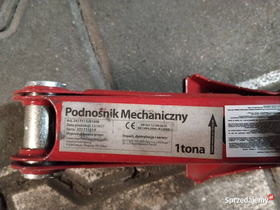 Podnośnik samochodowy trapezowy lewarek 1000 10 mazowieckie Warszawa sprzedam
