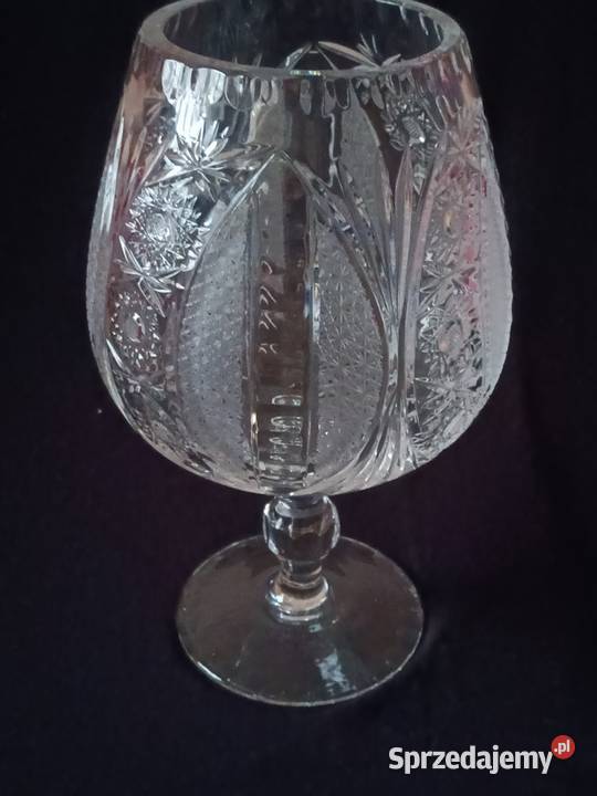 Piękne kryształowe kielichy wazony Gliwice sprzedam