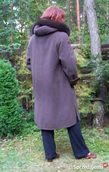 Płaszcz DAMSKI JesiennoZimowy z kapturem Łódź