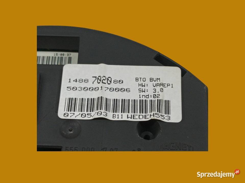 WYŚWIETLACZ ZEGARY 1488702080 Citroen C8 I sprzedam