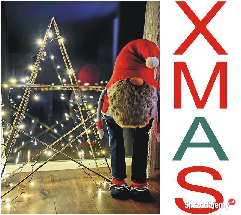 Nowy duży świąteczny skrzat krasnal Pozostałe Radzyń Podlaski