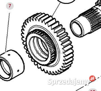 Massey Ferguson 5410 Koło Zębate Zębnik Zębatka