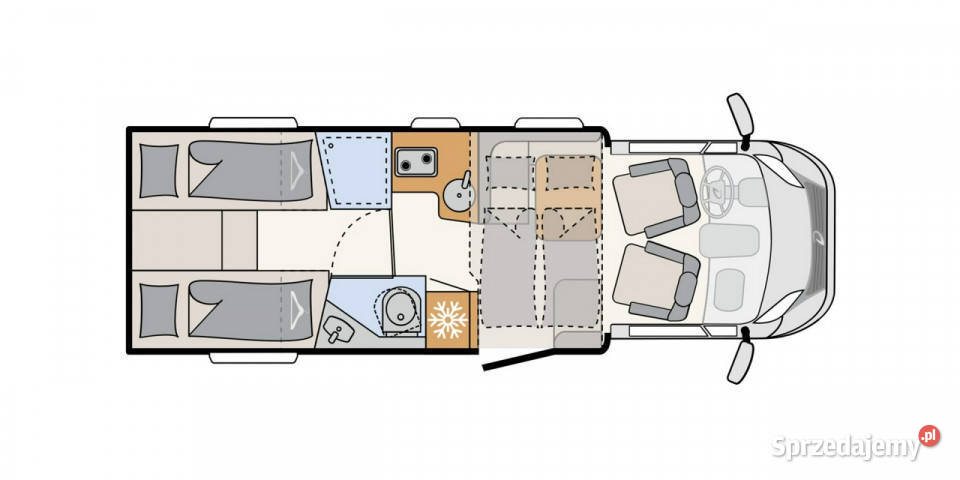 samochody kempingowe Dethleffs JUST GO T7055 EB Inne pojazdy i łodzie Gaj