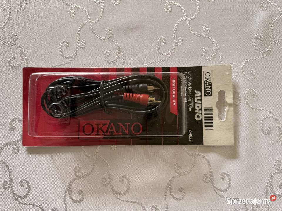 OKANO Kabel Audio RCA Cinch 25m Stereo AUX HiFi Czerwionka-Leszczyny