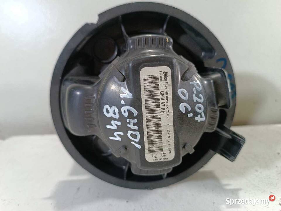 WENTYLATOR DMUCHAWA PEUGEOT 207 16 HDI NN102993X sprzedam