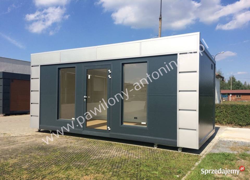 NOWY PAWILON BIUROWY KONTENER USŁUGOWY HANDLOWY Biuro Katowice