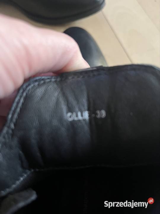 Copenhagen Shoes Ollie czarne botki ze złotymi Puławy sprzedam