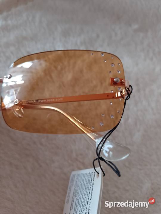 ASOS Bogato zdobione okulary przeciwsłoneczne