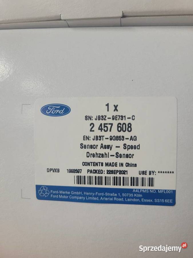 Sensor Ford RANGER JB3T9G768AA JB3T9G853AG Radom