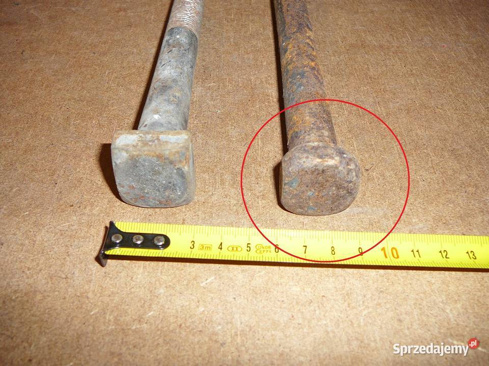 Śruba budowlana M20x600 z nakrętką i podkładką Budownictwo i akcesoria mazowieckie Warszawa