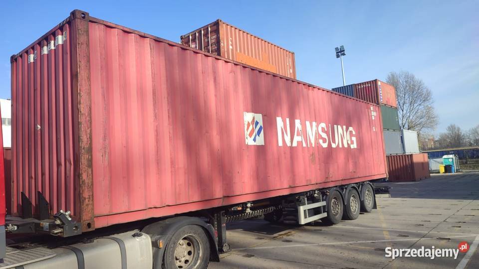 Kontener morski magazynowy 12 metrowy 40 HC Częstochowa