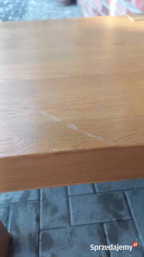 Dębowy stolik kawowy kwadratowy HH 724 Stoliki kawowe i ławy