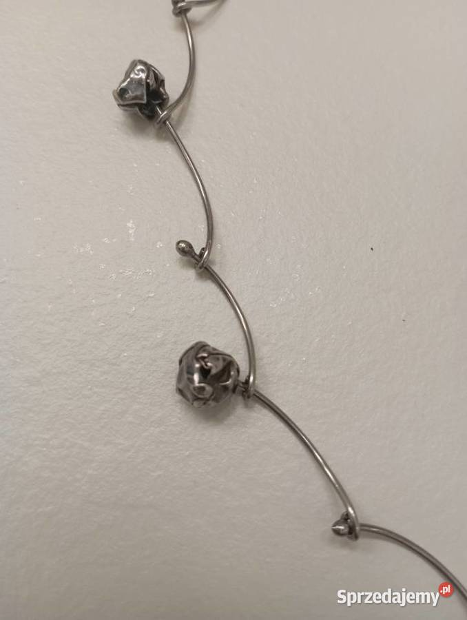 Naszyjnik srebrny kulki