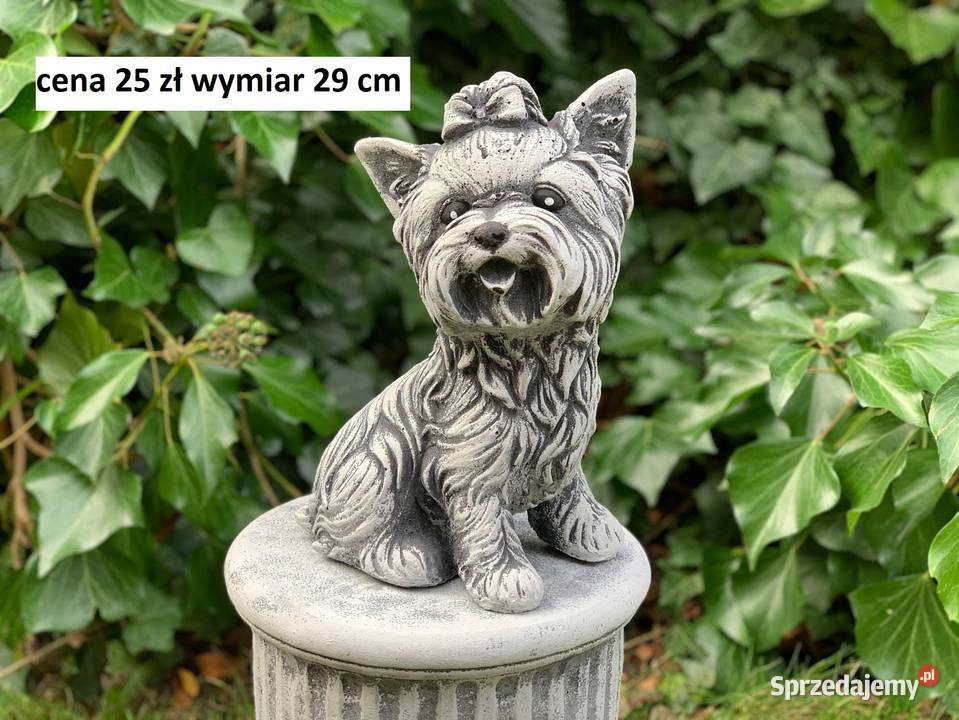 figurki ogrodowe kotek żaba jeżyk piesek figurka Rzeźby i figury