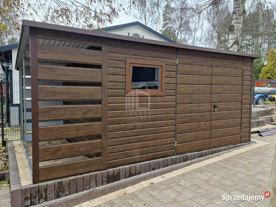 Schowek domek ogrodowy wiata 1x3m 4x3m Brama